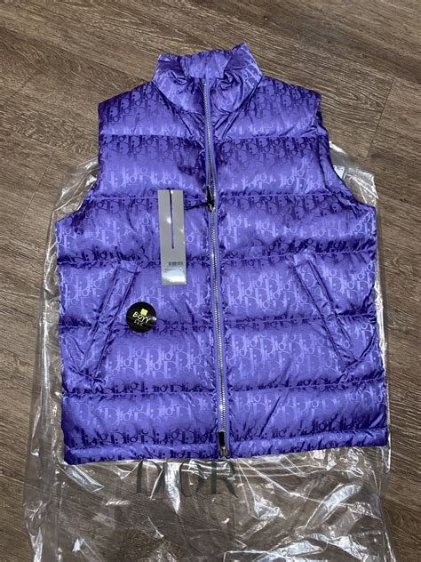 dior rabbit vest|dior puffer vest.